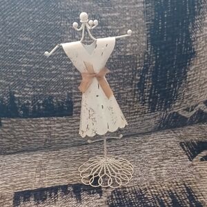 4/$30 Metallic Vintage-Style Dress Form Jewelry Holder